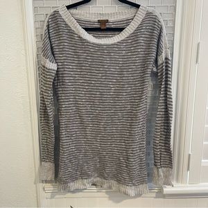 EUC Copper Key lightweight striped sweater